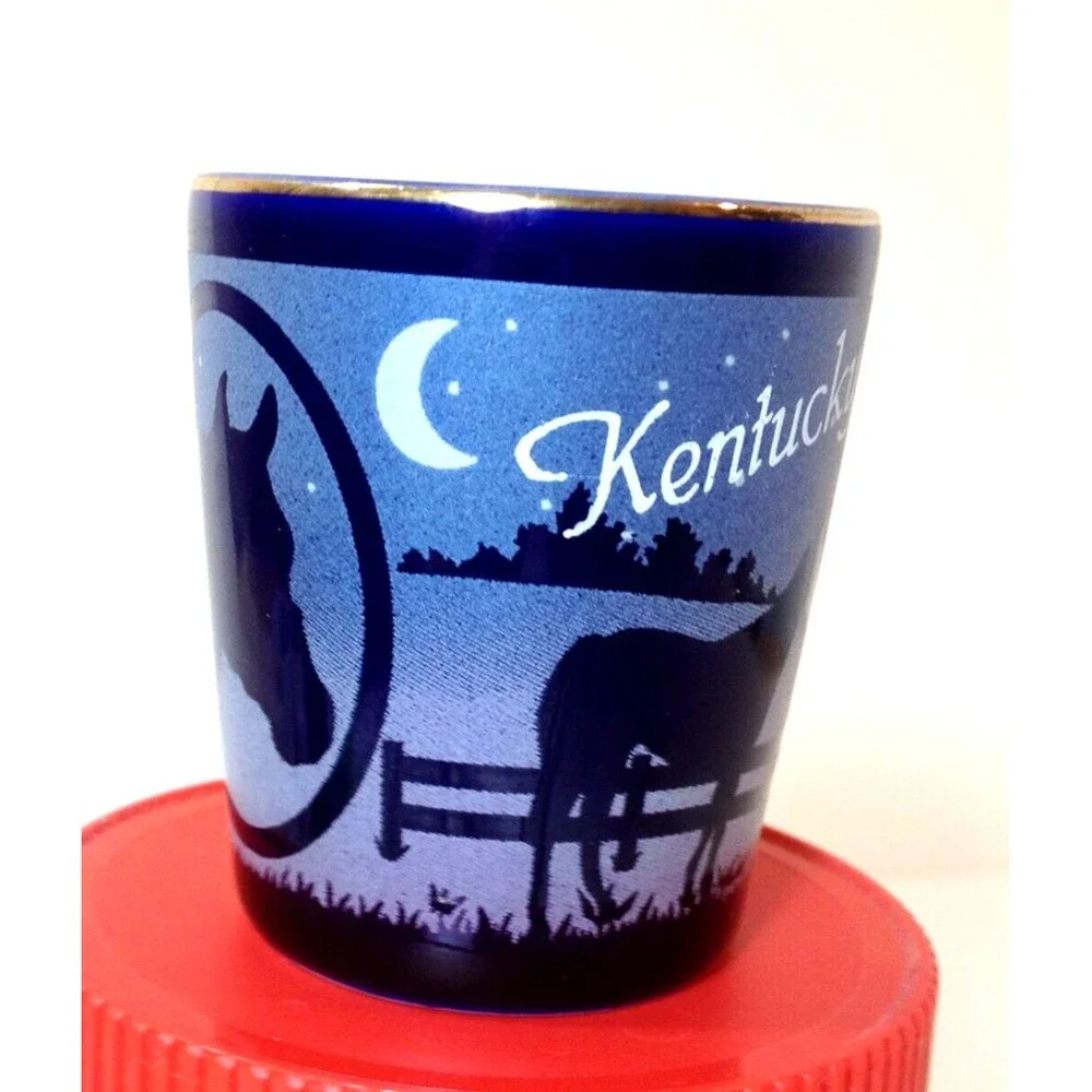Vintage Souvenir Kentucky Shot Glass Whiskey
